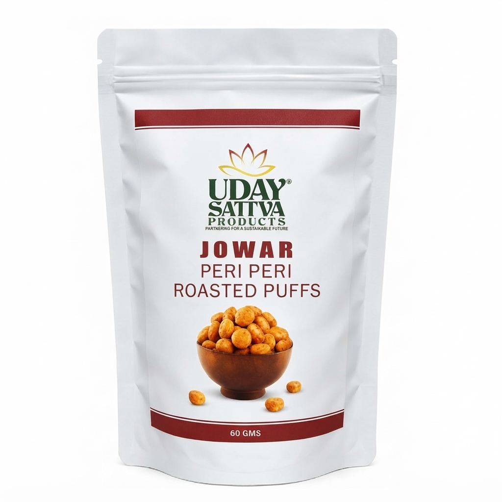 Uday Sattva Products Jowar Peri Peri Roasted Puffs