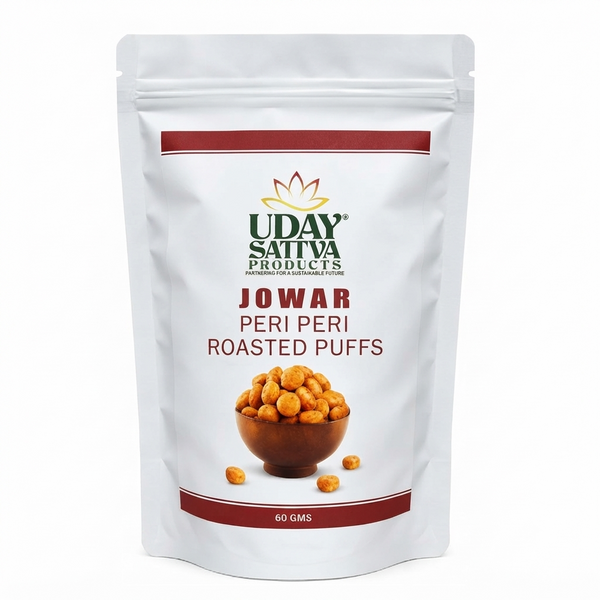 Uday Sattva Products Jowar Peri Peri Roasted Puffs