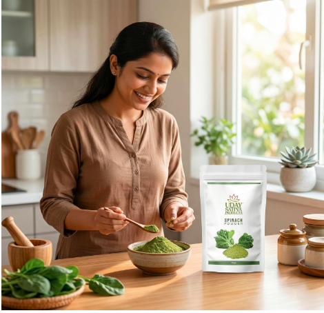 Uday Sattva Spinach Leaf Powder