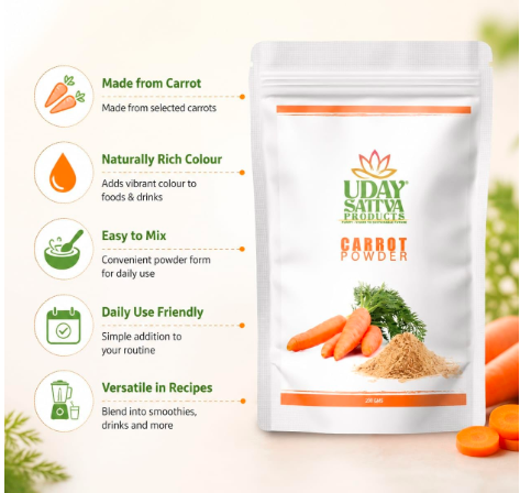 Uday Sattva Organic Carrot Powder