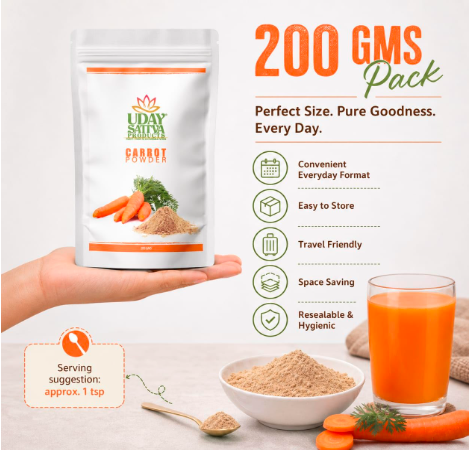 Uday Sattva Organic Carrot Powder