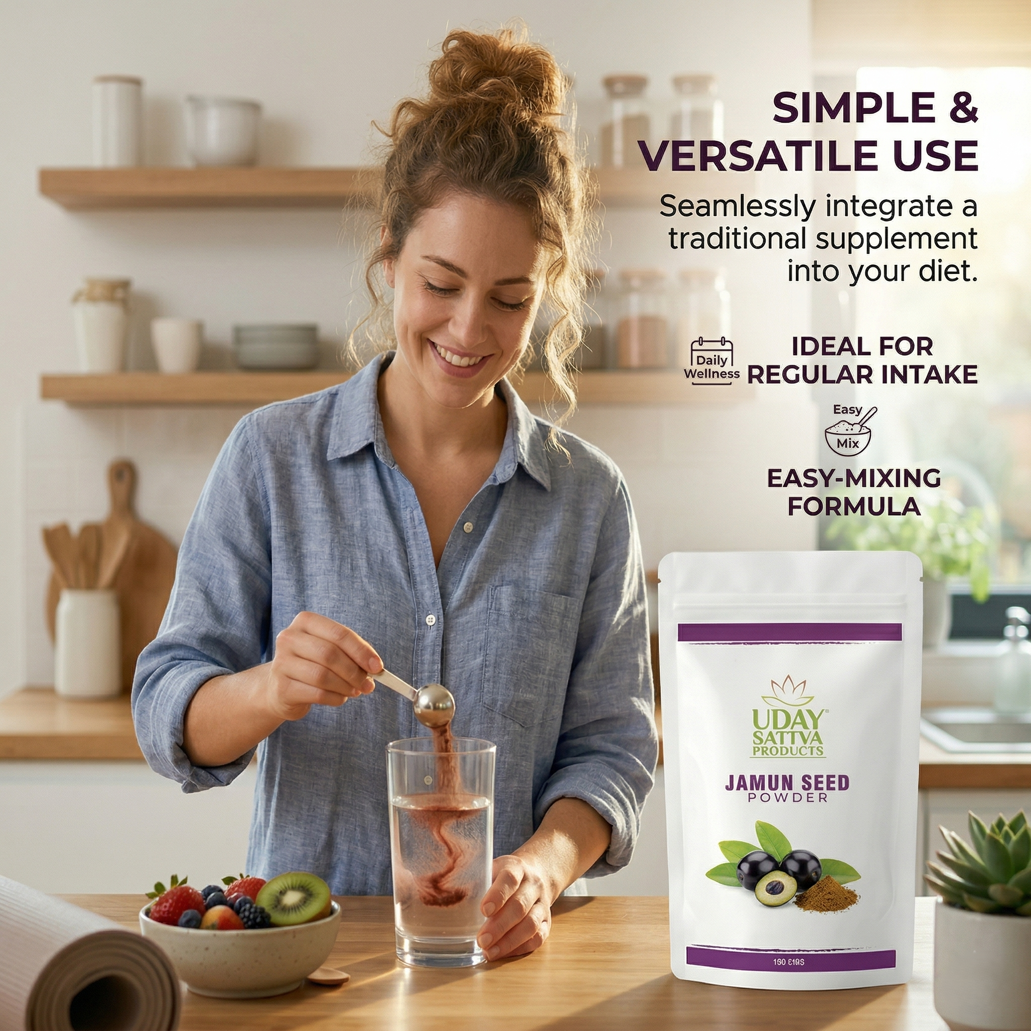 Uday Sattva Jamun Seed Powder