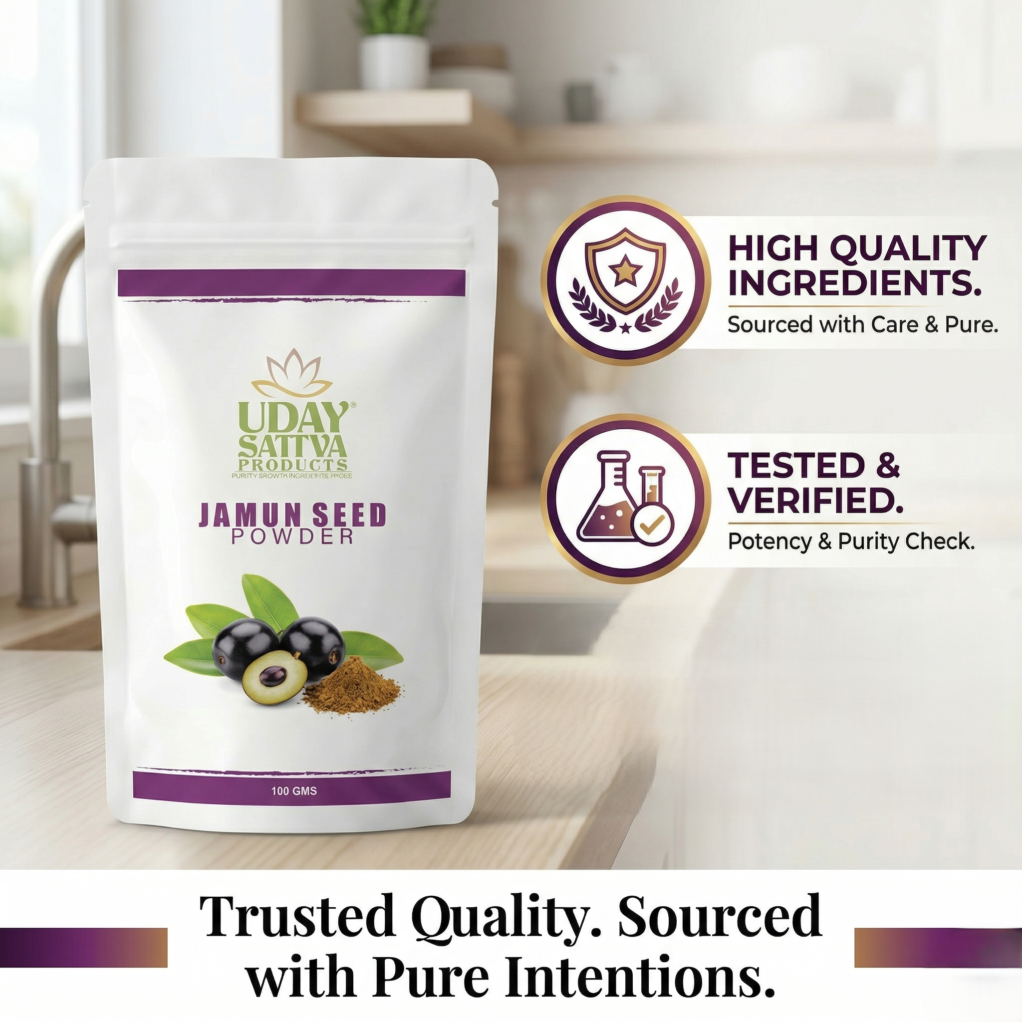 Uday Sattva Jamun Seed Powder